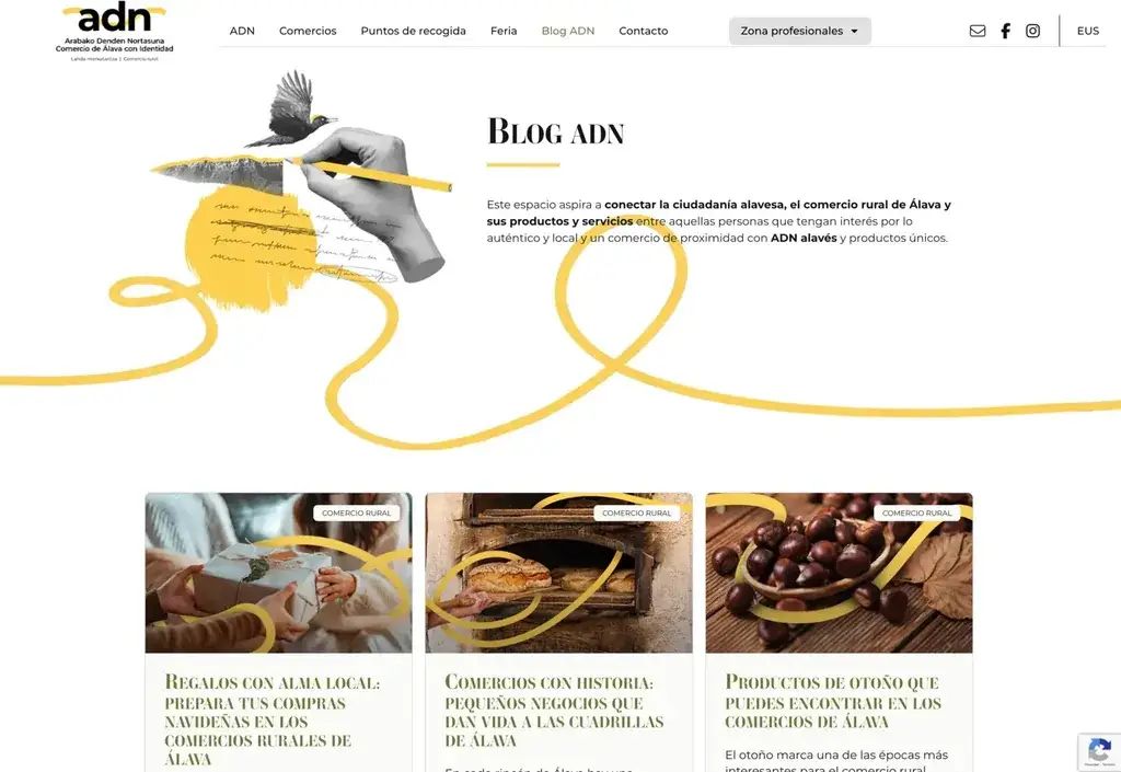 Landa Merkataritza - blog de la web