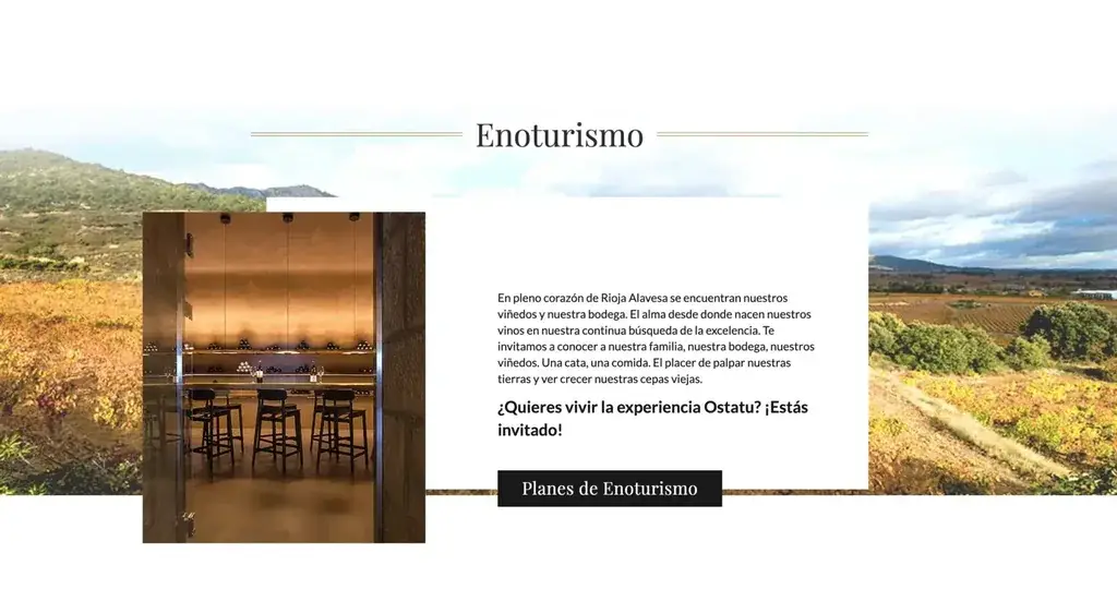 Bodegas Ostatu - sección de enoturismo