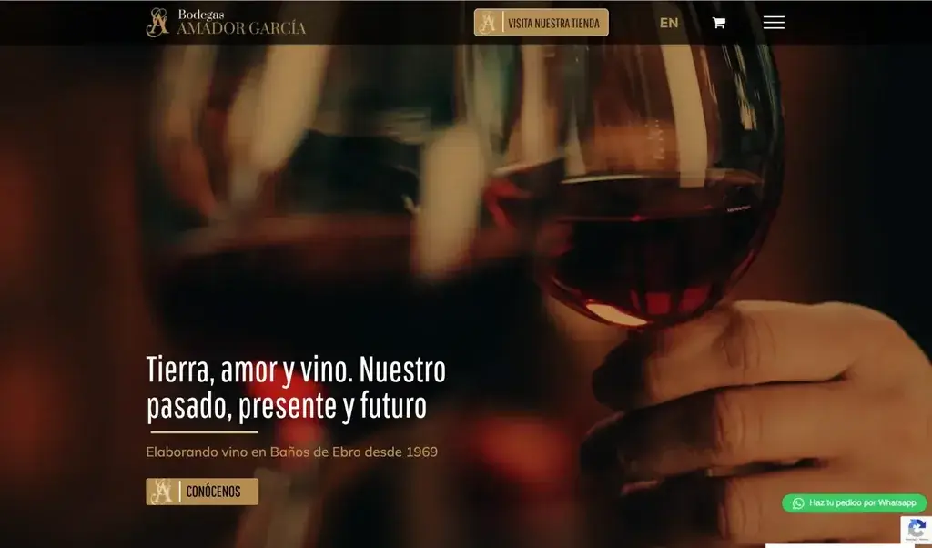Amador García - sitio web · comercio electrónico