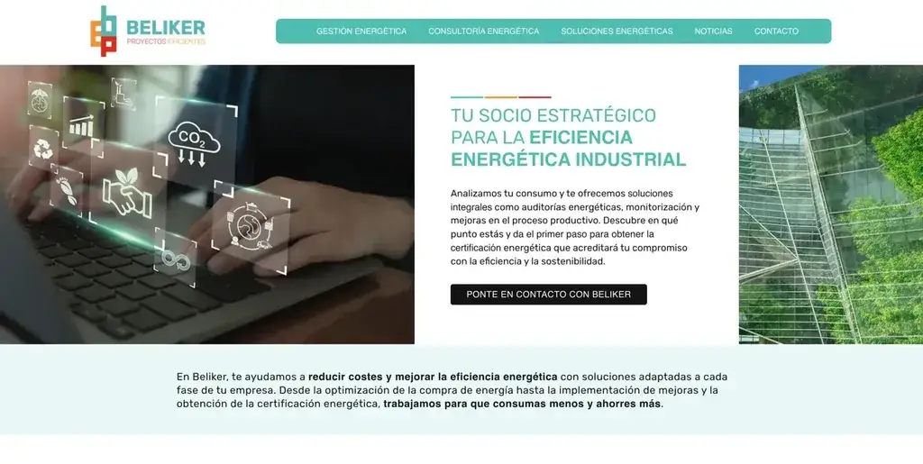 Beliker - sitio web