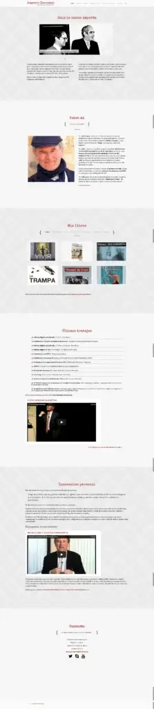 Eugenio Ibarzabal - sitio web