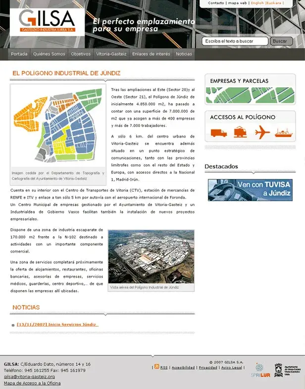Gilsa - sitio web
