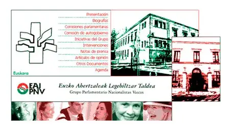 Grupo Parlamentario Nacionalistas Vascos - sitio web