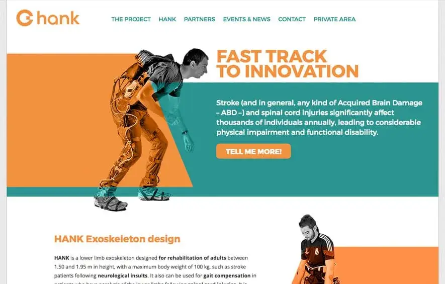 Hank Project - sitio web