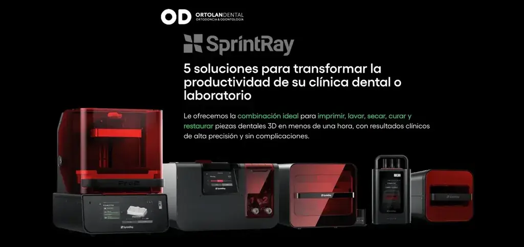SprintRay - sitio web