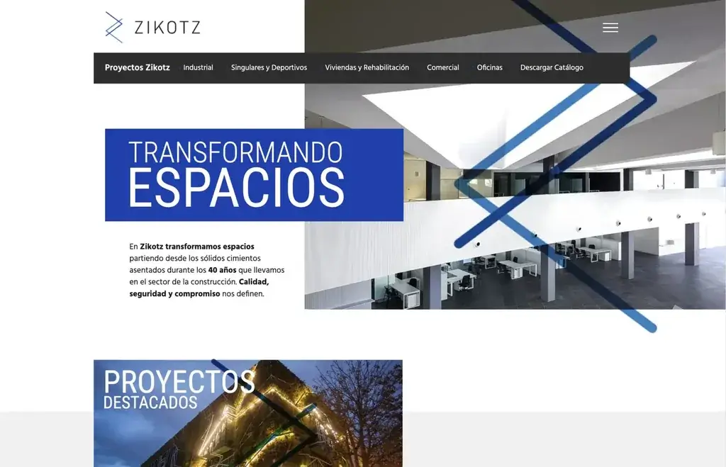 Zikotz - sitio web